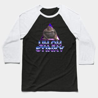 Uh Oh Monkey Aesthetic Baseball T-Shirt